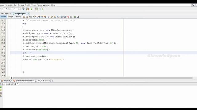 HOW TO SEND ATTACHMENTS USING JAVA NETBEANS | JAVA ZONE | EP-4 | ENGLISH | KNOWLEDGE ON | смотреть онлайн