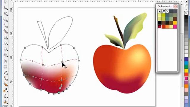 18_Maschenfüllungen zuweisen in CorelDRAW X5.flv смотреть онлайн
