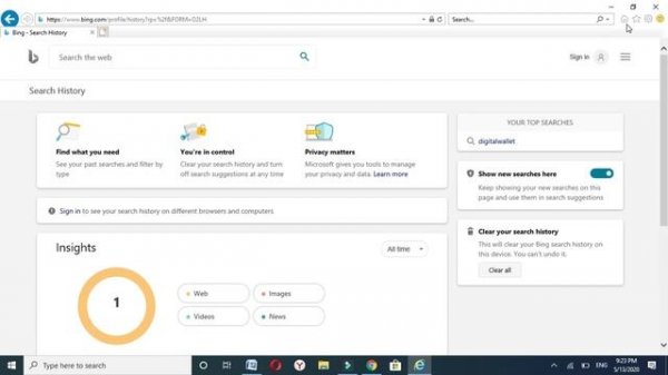 How to View Internet Explorer History, 2020