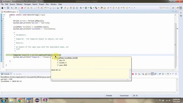 How to use subtractFrom method of Period Class? | Java 8 Date and Time смотреть онлайн
