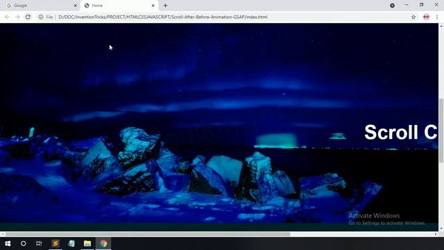 Horizontal Parallax Effect On Scroll Using JavaScript | Website Parallax Animation With GSAP JS смотреть онлайн