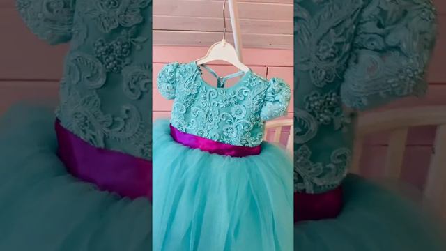 Платье Mommys little princess, цвет Тиффани смотреть онлайн