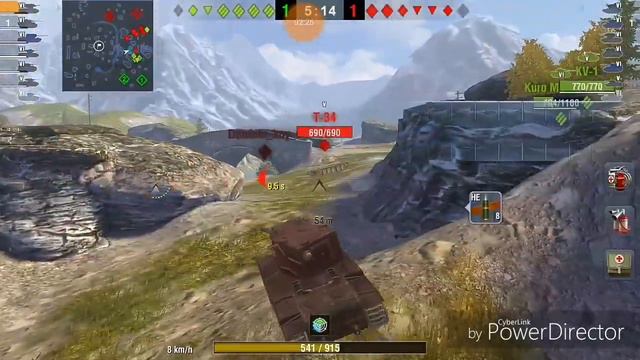KV-2 Menacing/ 4400 dmg/ 5 kills/ #KingOfDerp/ WotB смотреть онлайн