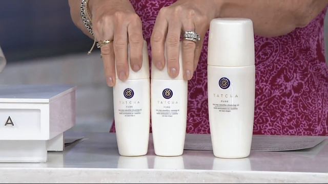 TATCHA Super-Size Pure Camellia Cleansing Oil on QVC смотреть онлайн