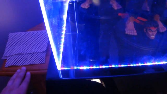 Large Acrylic 4 color LED light display case by Maybang's Collectibles. смотреть онлайн