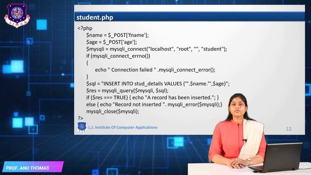 PHP & DATABASE/PART-2/ WEB DEVELOPMENT TOOLS / ANU THOMAS смотреть онлайн
