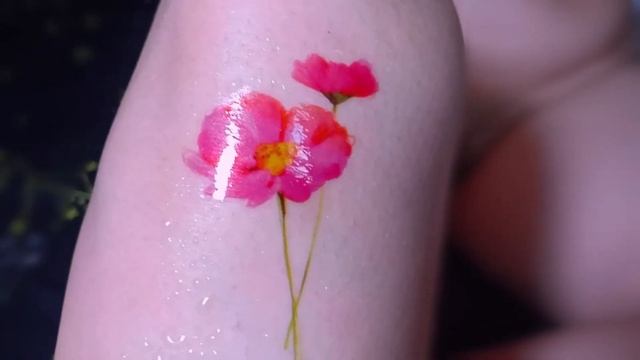 Temporary flower tattoo beautiful flowers смотреть онлайн