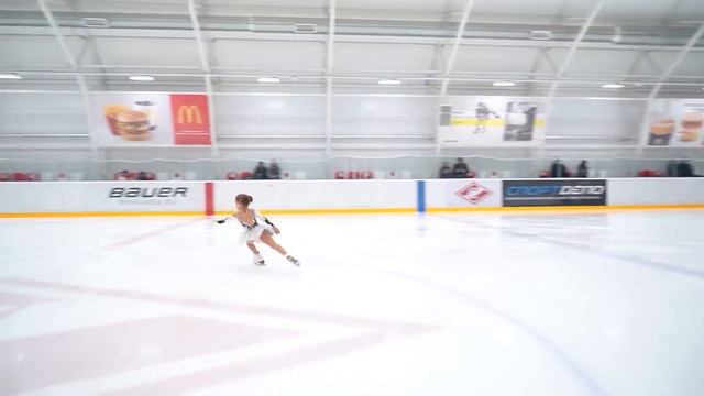 Прокат и награждение на проекте «Королева льда» ⛸ Miroslava Lebedeva! Figure skating kids! смотреть онлайн