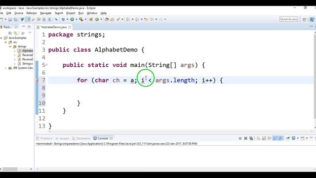 Write a java program to print alphabets in java? смотреть онлайн