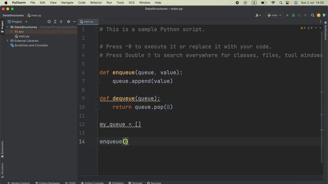 Queue Data Structure Implementation in Python смотреть онлайн