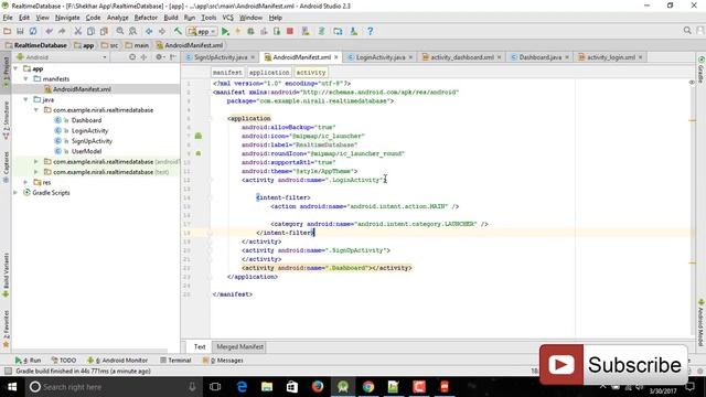 Firebase - Email-login/signup part-3 смотреть онлайн