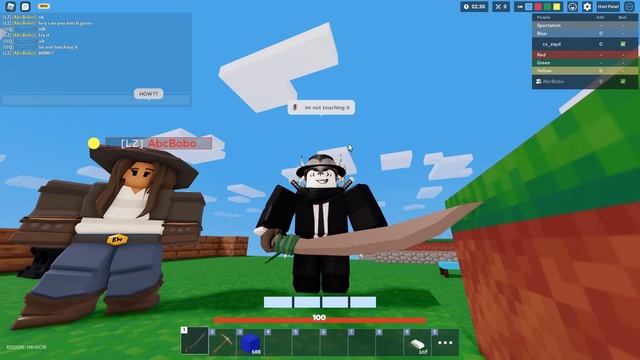 Can Tryhards touch GRASS? ? roblox bedwars смотреть онлайн