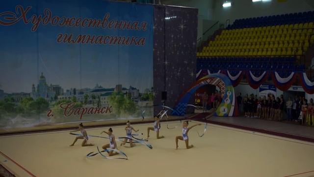 Первенство ПФО 2018 г. Саранск/Художественная гимнастика/команда Ульяновская обл-1 (5 лент) смотреть онлайн