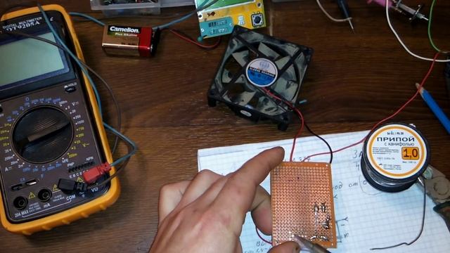 Лабораторный блок питания часть 6