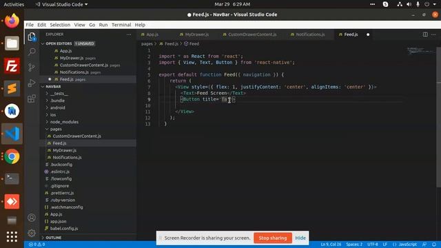Working with Core Components React Native | Text | View | Button | React Native смотреть онлайн