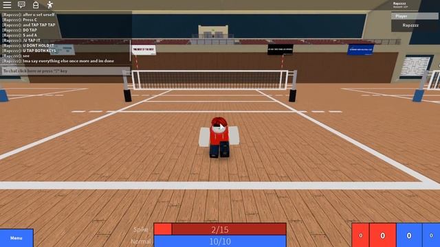 How to spike serve in Roblox Volleyball (Volleyball 4.2) смотреть онлайн