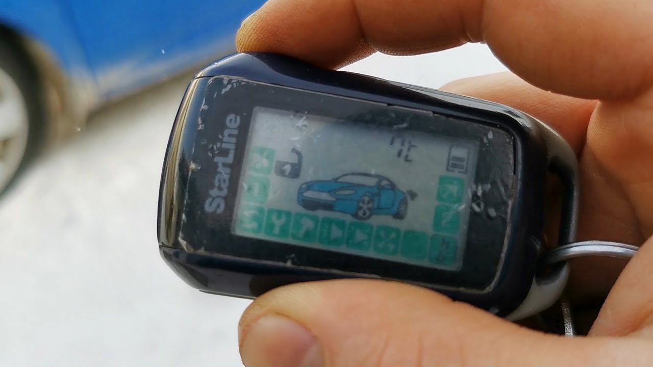 Как посмотреть температуру двигателя через брелок Starline A94 / Старлайн А94 смотреть онлайн