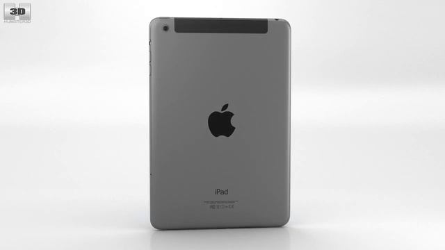 Apple iPad Mini 2 Cellular Space Grey by 3D model store Humster3D.com смотреть онлайн