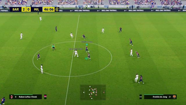 EFootball 2025 - Barcelona Vs. Milan - PS5 [4K Ultra HD] Gameplay