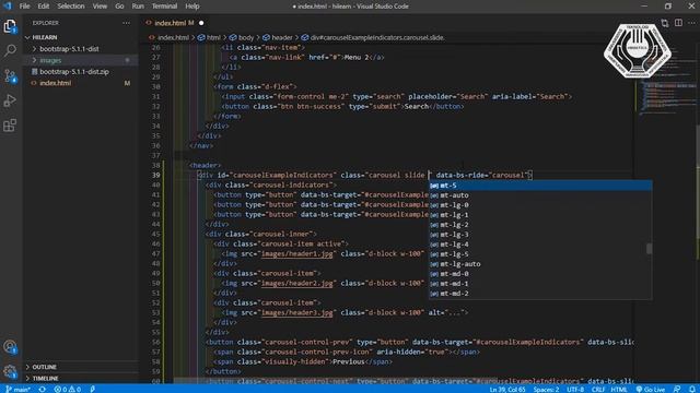 Image Slideshow Bootstrap | Tutorial Bootstrap #6 смотреть онлайн