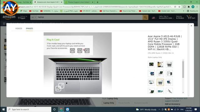 لاب توب Laptop Acer Aspire 5 A515-46-R3UB | 15.6" Full HD IPS Display | AMD Ryzen 3 3350U Quad-Core смотреть онлайн