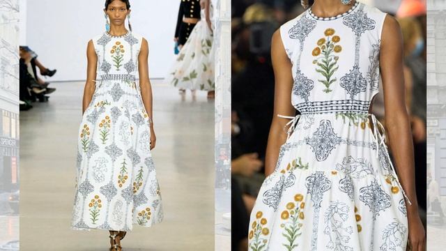 Giambattista Valli мода весна-лето 2023 в Париже / Стильная одежда и аксессуары смотреть онлайн