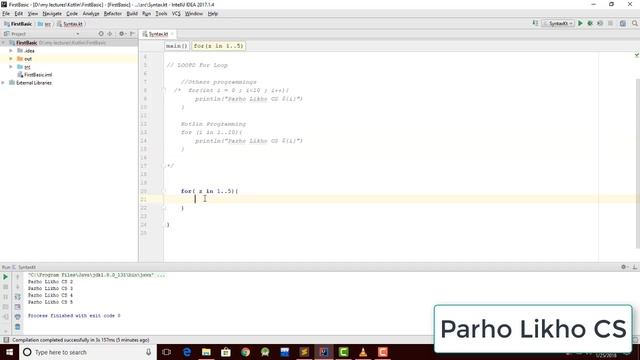 Kotlin Programming Tutorials For Loop Hindi/Urdu смотреть онлайн