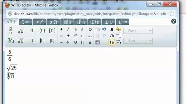 Using WIRIS смотреть онлайн