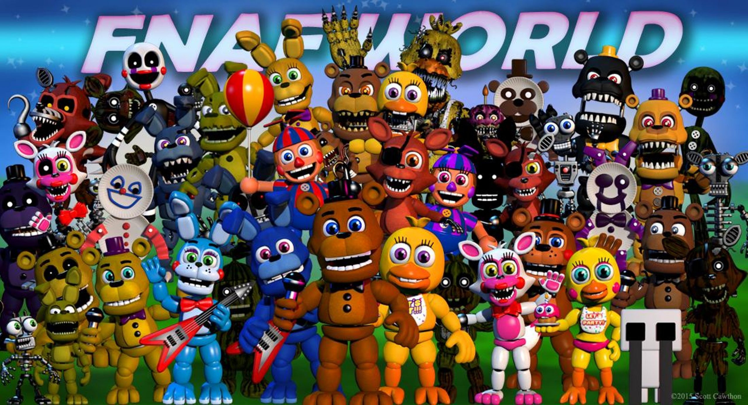 FNaF World 1 смотреть онлайн
