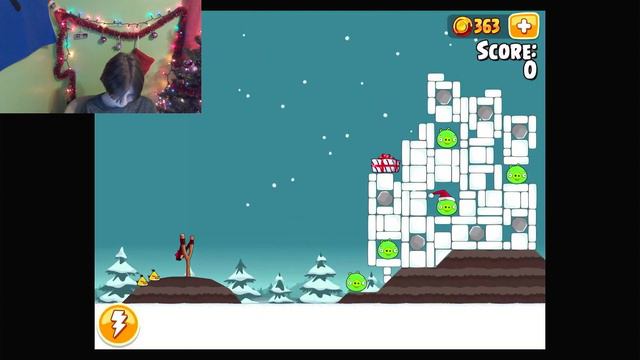 MERRY CHRISTMAS BIRDS!! - CybesD plays Angry Birds Seasons CHRISTMAS 2010! смотреть онлайн