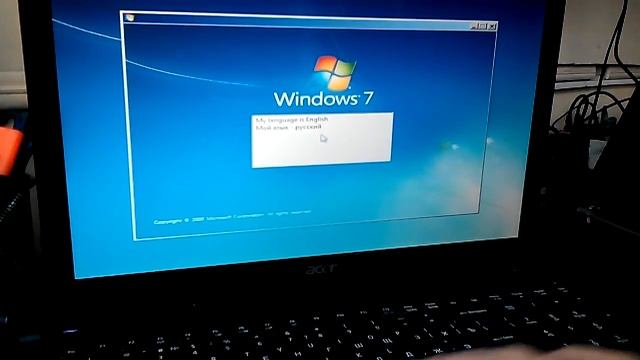 как установить windows 7 на ноутбук Acer Aspire 5742G смотреть онлайн