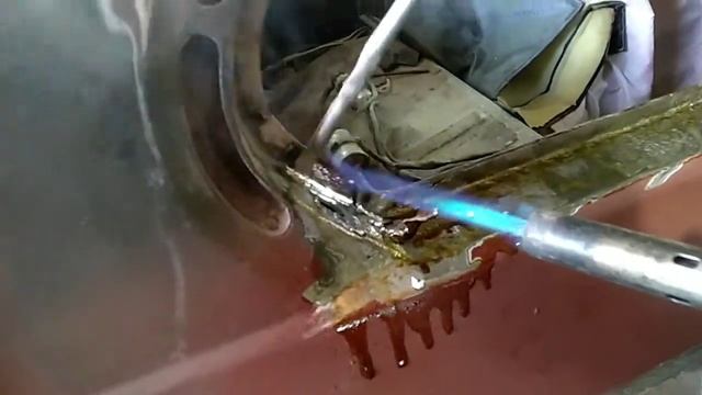 Лужение кузовных частей автомобиля доступными материалами, с нормальной ценой. смотреть онлайн