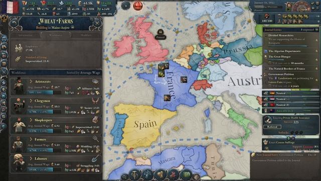 Victoria 3: Voice of the People - French Empire - ep3 смотреть онлайн