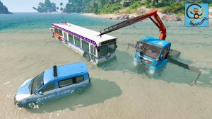 Мультик про Машинки - Автобус, Полицейская машина и Погрузчик. Манкиту