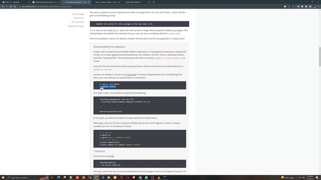 Laminas Tutorial Project | Laminas Installation (Video 1)