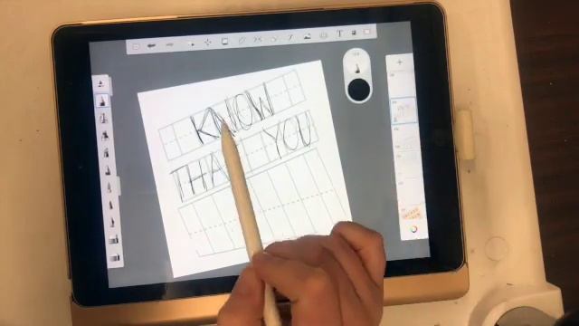 Digital Lettering with Sketchbook #3 Adding Font Style смотреть онлайн