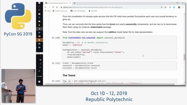 Demystifying Time Series Forecasting using Python - PyCon SG 2019 смотреть онлайн