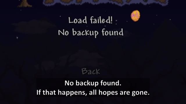 What happens after your Terraria world fails to load? смотреть онлайн