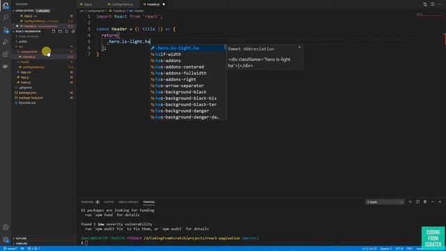 ReactJS pagination using custom hook смотреть онлайн