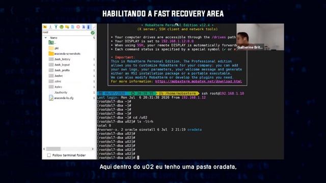 Habilitando a Fast Recovery Area смотреть онлайн
