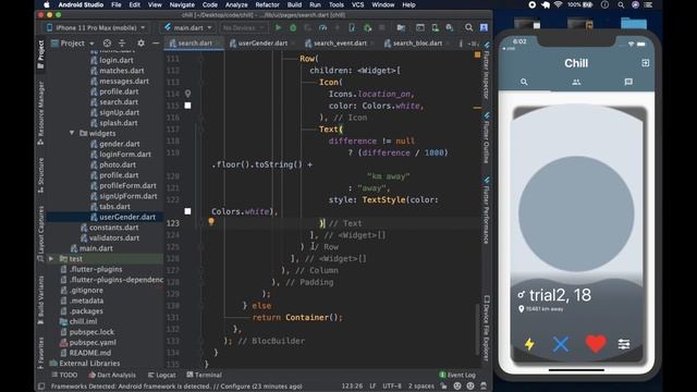 Build Flutter Tinder Clone with Firebase & BLoC #26/41 Icons, Refactoring & the Search Page смотреть онлайн