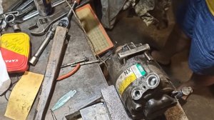 Замена подшипника шкива компрессора генератора Opel