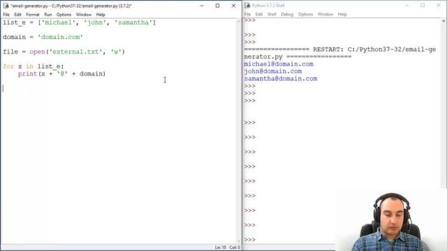 How To Generate e-mail Addresses with Python смотреть онлайн