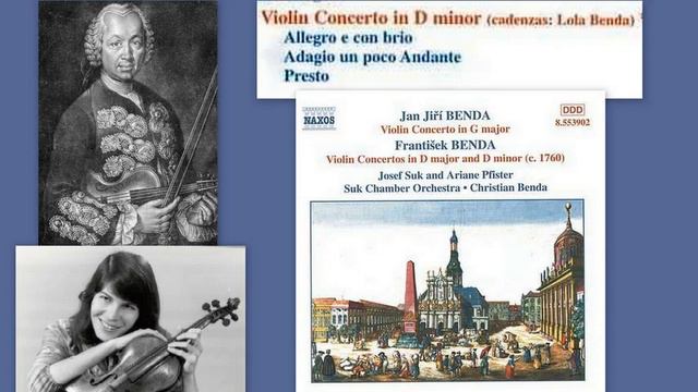 Franz (František) Benda: Violin Concerto in D minor, Ariane Pfister (violin), Christian Benda (cond смотреть онлайн
