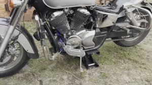 Промывка и замена антифриза на Honda Shadow