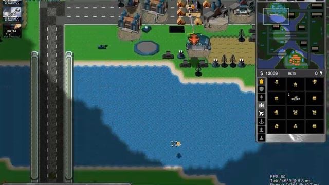 Openra Cameo Mod Advance Wars (Gameplay)