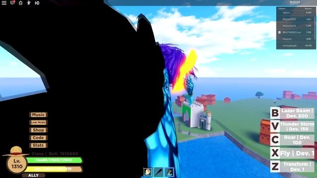[CODE] Dragon Dragon Fruit Showcase l King Piece l Roblox смотреть онлайн