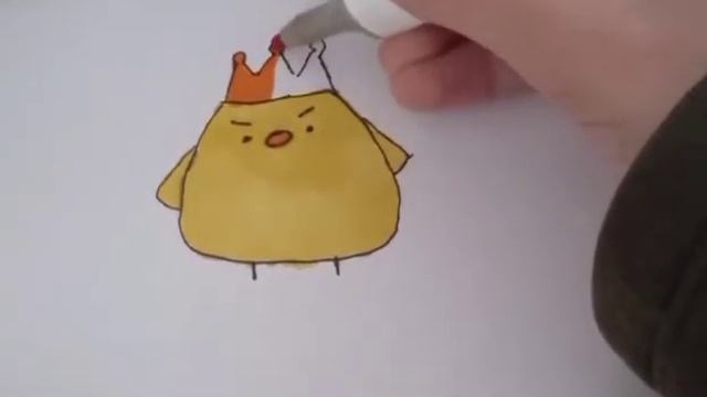 Как нарисовать цыпленка? смотреть онлайн