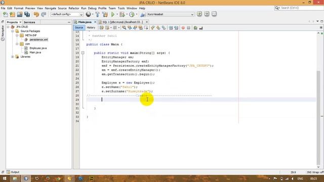 JPA CRUD (Create,Read,Update,Delete) смотреть онлайн