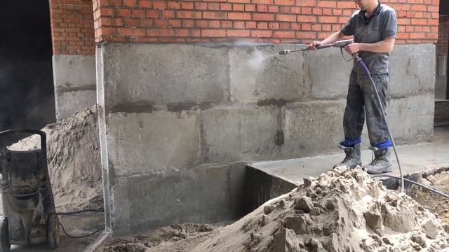 Открытие пор бетона